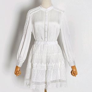 2pcs suit wuth top and skirt